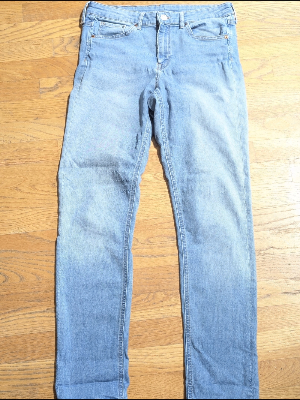 H&M Light Blue Skinny Jeans for Women